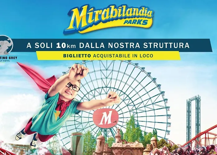 Elefantino Grey - Free Brunch & Breakfast Until 13-00 - Vicinissimi A Mirabilandia Μιλάνο Μαριτίμα