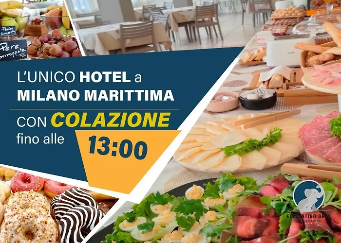 Hotel Elefantino Grey - Free Brunch & Breakfast Until 13-00 - Vicinissimi A Mirabilandia